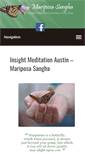 Mobile Screenshot of mariposasangha.org